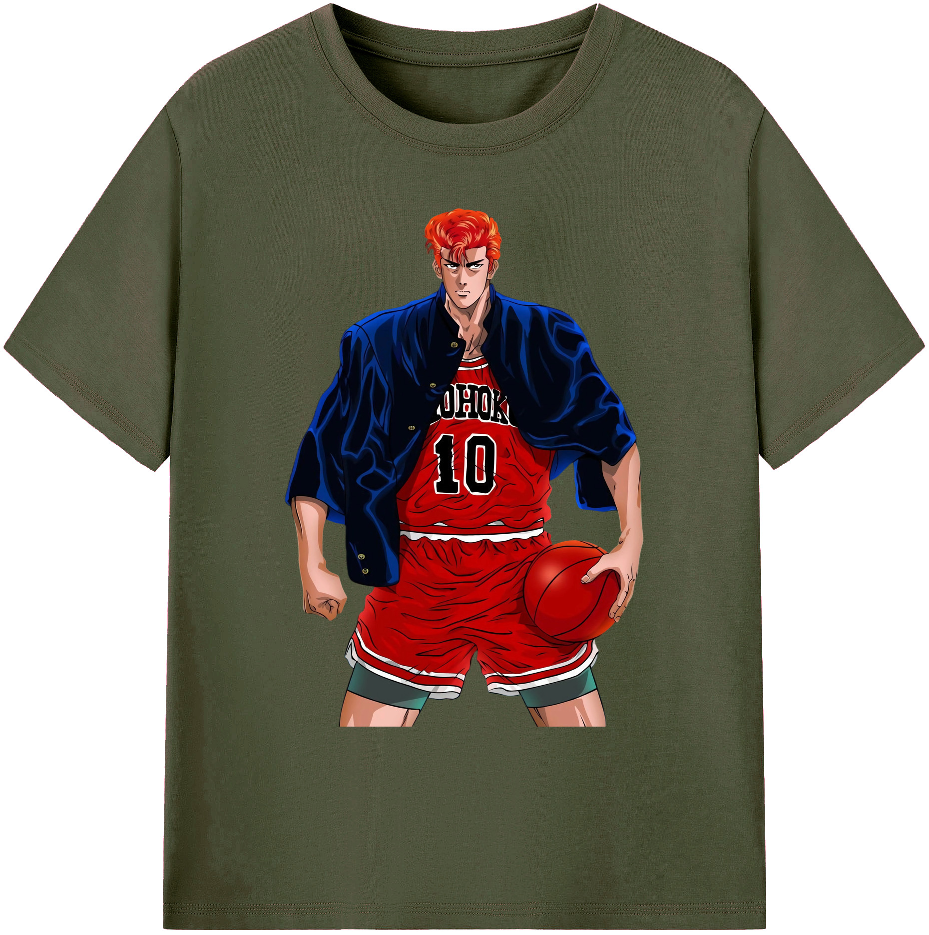 （画像用） SLAM DUNK／スラムダンク 綿100％ メンズ半袖Tシャツ｜肌触りやわらか＆通気性